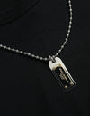 Dolce & Gabbana Black Silver Chain Short Sleeve T-shirt