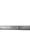Dolce & Gabbana Metallic Gold Calf Leather Metal Buckle Belt
