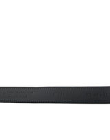 Dolce & Gabbana Blue Suede Leather Gold Metal Buckle Belt