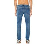 Diesel Blue Cotton Men Skinny Jean
