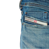 Diesel Blue Cotton Men's Skinny Jean