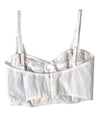 Dolce & Gabbana Multicolor Floral Sleeveless Bustier Crop Top