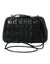 Balenciaga Black Exotic Skin Leather Shoulder Crossbody Box Clutch Bag