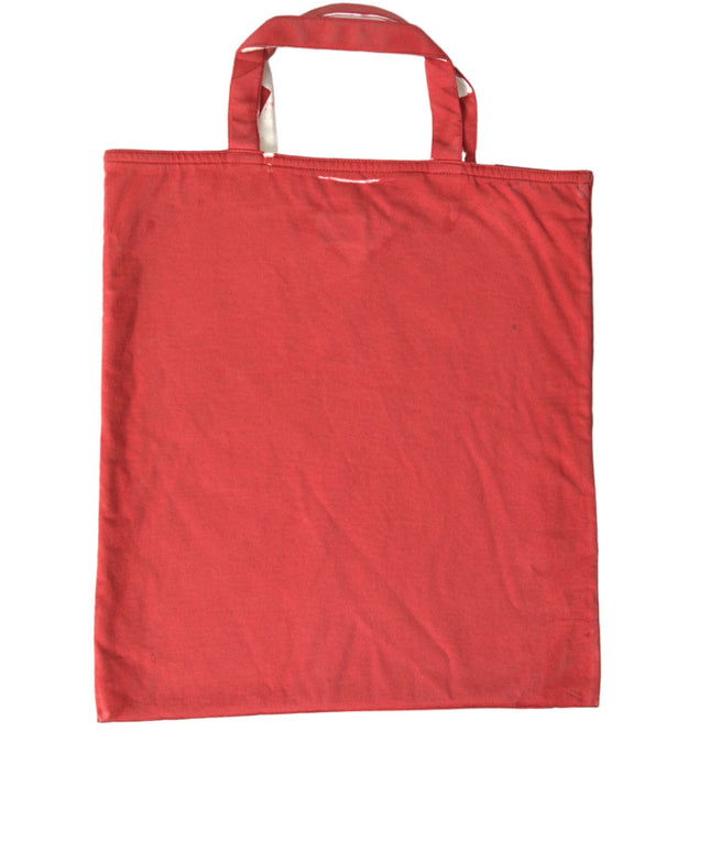 Prada Red Jersey Fabric Logo Shoulder Shopping Tote Bag