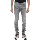 Diesel Gray Cotton Men Skinny Jean