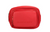 Burberry Small Branded Bright Red Grainy Leather Camera Crossbody Bag