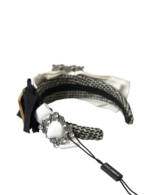 Dolce & Gabbana Multicolor Crystal Embellished Women Headband Diadem