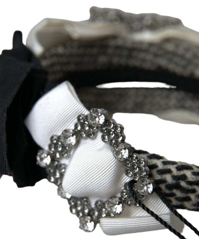 Dolce & Gabbana Multicolor Crystal Embellished Women Headband Diadem