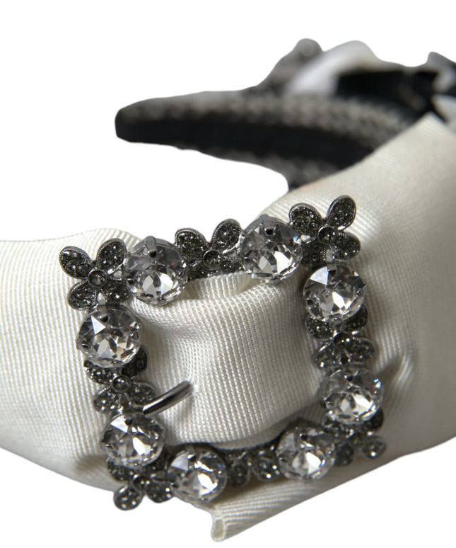 Dolce & Gabbana Multicolor Crystal Embellished Women Headband Diadem