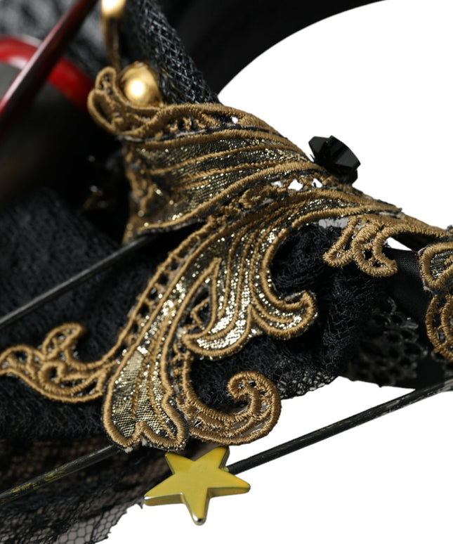 Dolce & Gabbana Multicolor Missile Rocket Crystal Stars Headband Diadem