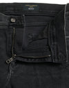 Dolce & Gabbana Gray Cotton Stretch Skinny Denim Logo Jeans