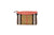 Burberry Peyton House Check Derby Cinnamon Red Grain Leather Pouch Crossbody Bag