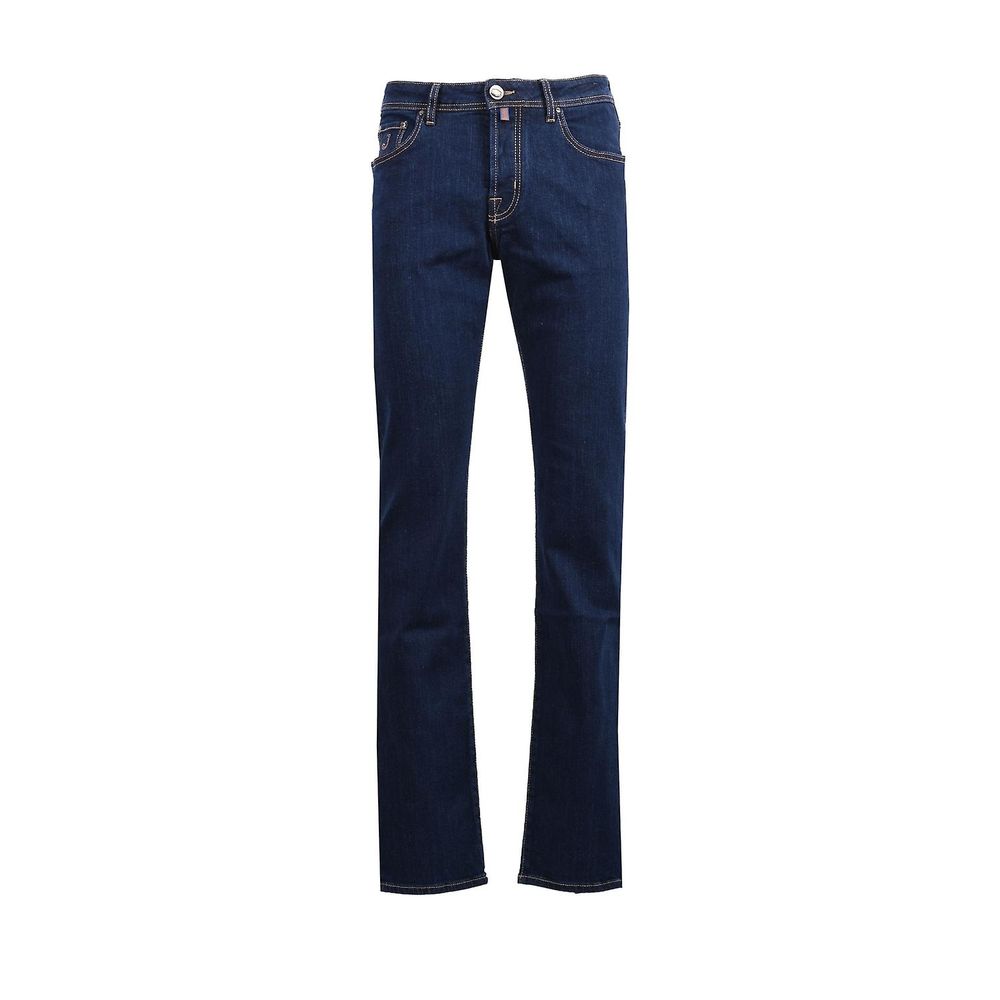 Jacob Cohen Blue Cotton Men Jean