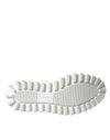 حذاء Dolce &amp; Gabbana White Vulcano Trekking للرجال ذو الكاحل