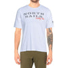 North Sails Pristine White Rubber Logo Tee