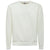 People Of Shibuya Chic White Tech Fabric Crewneck Sweater