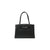 Plein Sport Chic Ebony Tote with Silver Logo Accent