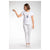 تي شيرت A.Tratti Chic White Stretch Viscose