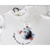 تي شيرت A.Tratti Chic White Stretch Viscose