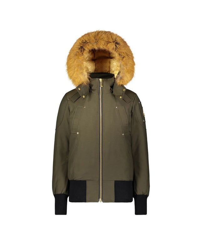 Moose Knuckles Army Nylon Women Bomber Jacket