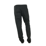Made in Italy Black Cotton Men's Trouser