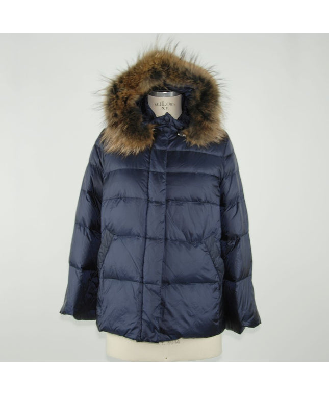 Emilio Romanelli Blue Polyamide Women Jacket