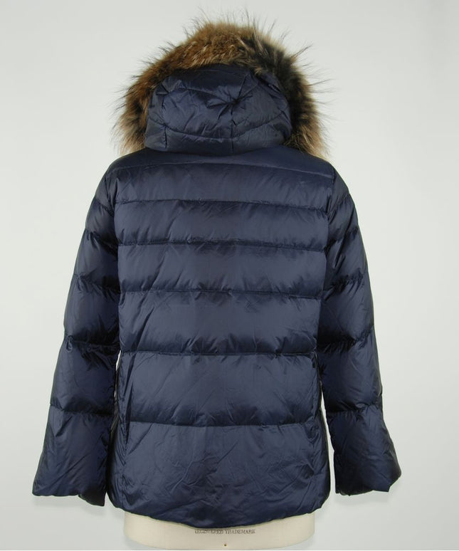 Emilio Romanelli Blue Polyamide Women Jacket