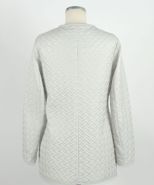 Emilio Romanelli White Polyester Women Jacket