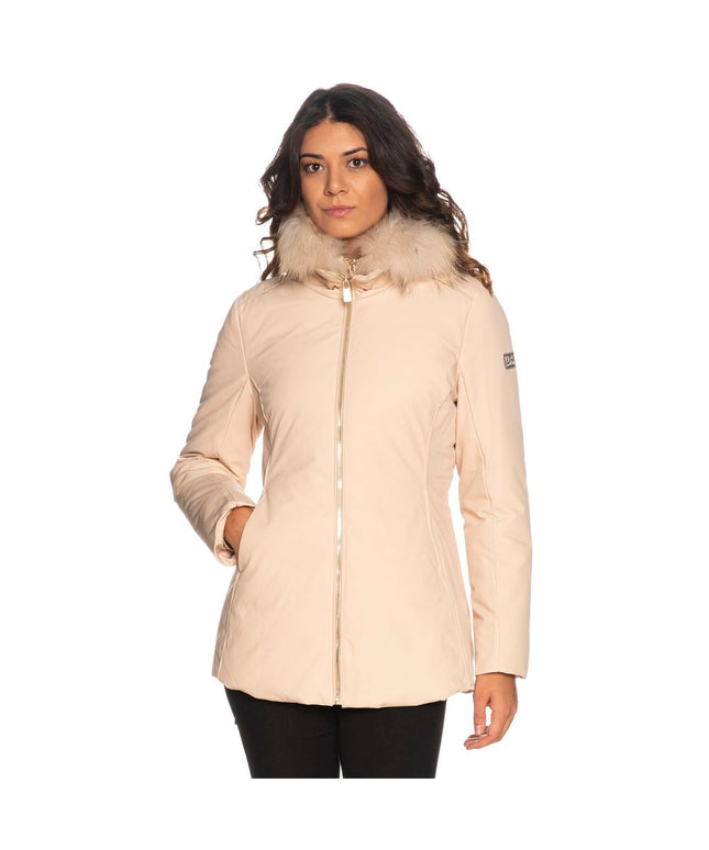 Yes Zee Beige Polyamide Women Jacket