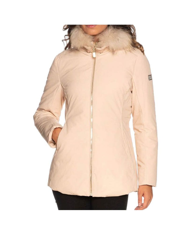 Yes Zee Beige Polyamide Women Jacket