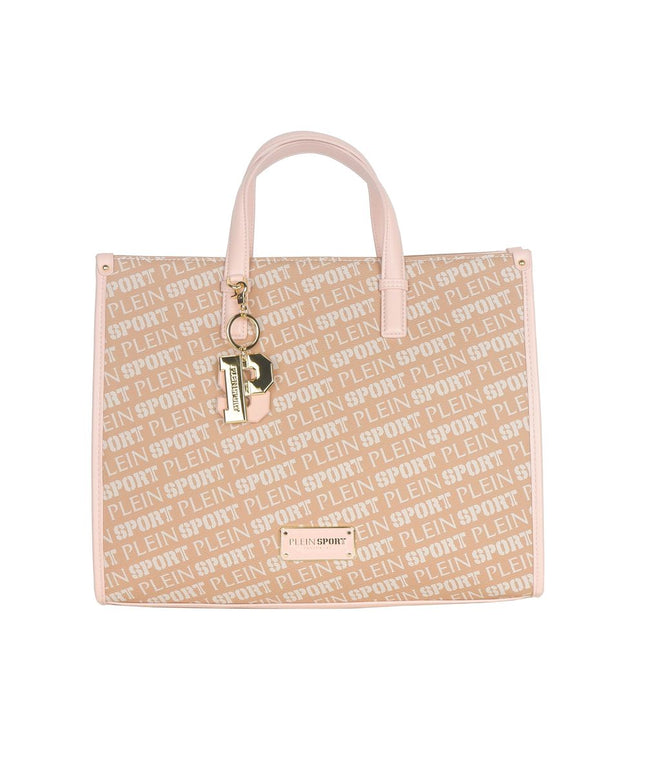 Plein Sport Pink Polyamide Women Shoulder Bag