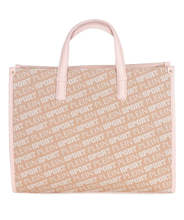 Plein Sport Pink Polyamide Women Shoulder Bag