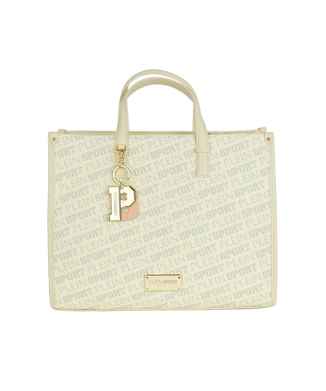 Plein Sport White Polyamide Women Shoulder Bag