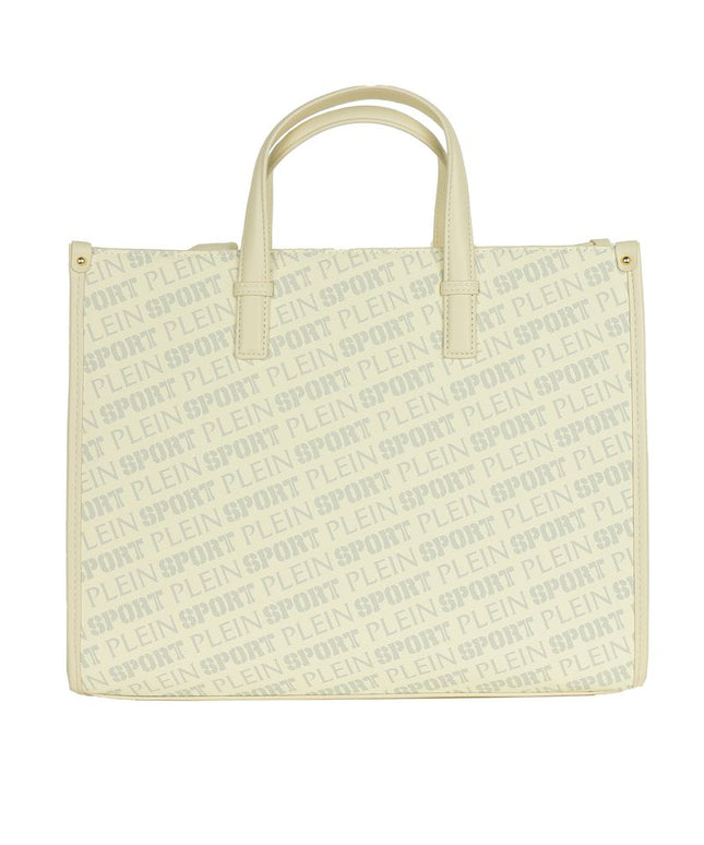 Plein Sport White Polyamide Women Shoulder Bag