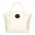 Plein Sport Elegant White Handbag With Magnetic Closure