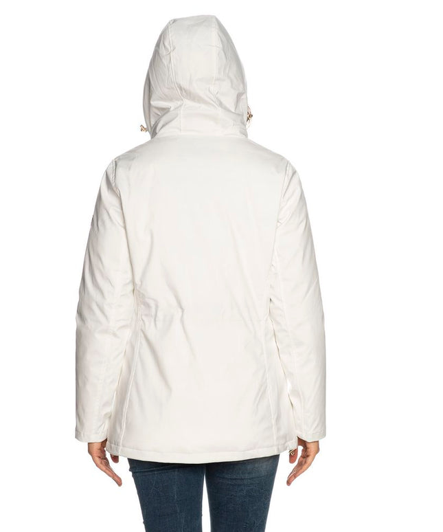 Yes Zee White Polyester Women's Jacket
