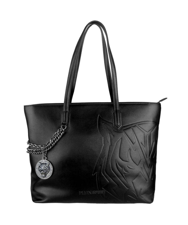 Plein Sport Black Polyethylene Women Shoulder Bag