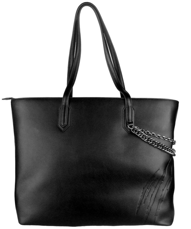 Plein Sport Black Polyethylene Women Shoulder Bag