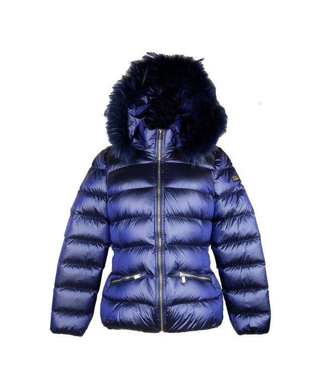 Chic Blue Yes Zee Jacket with Murmasky Fur