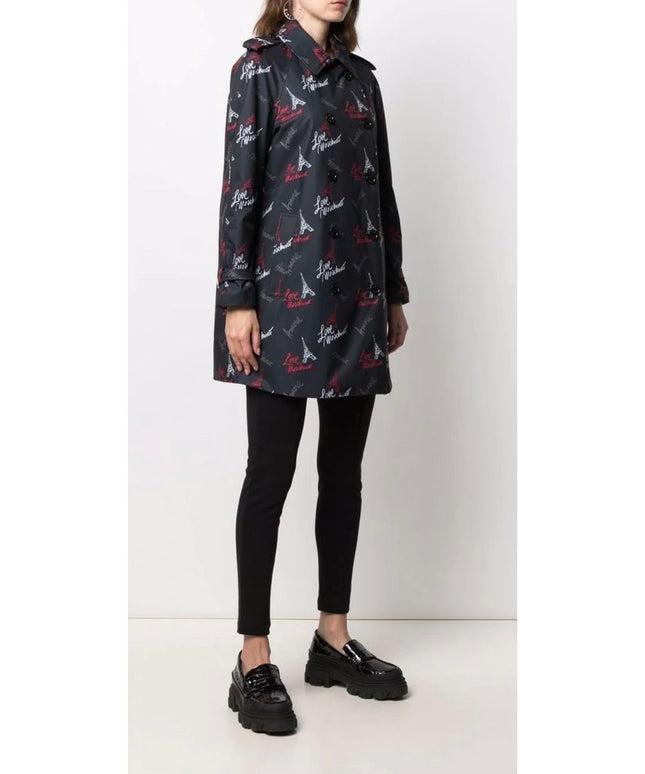 Love Moschino Black Polyester Women Coat