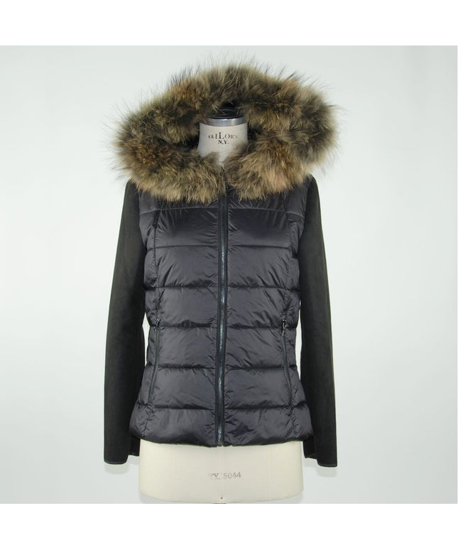 Emilio Romanelli Black Polyester Women Jacket