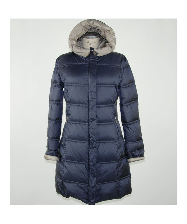 Emilio Romanelli Blue Polyester Women Jacket