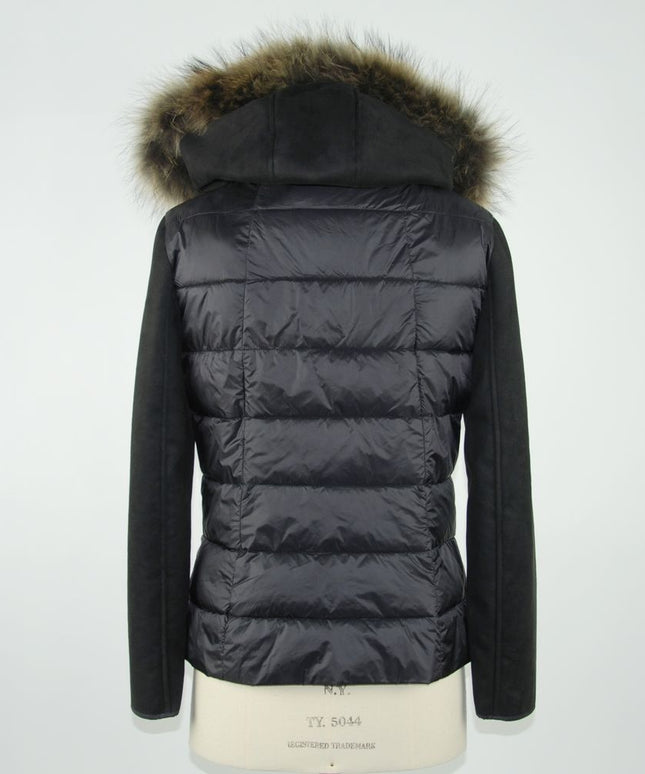Emilio Romanelli Black Polyester Women Jacket