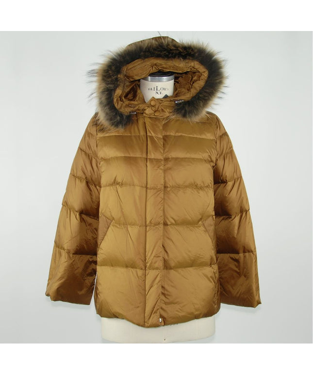 Emilio Romanelli Yellow Polyamide Women Coat