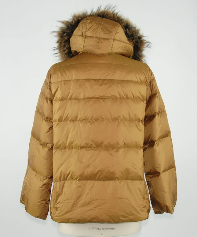 Emilio Romanelli Yellow Polyamide Women Coat