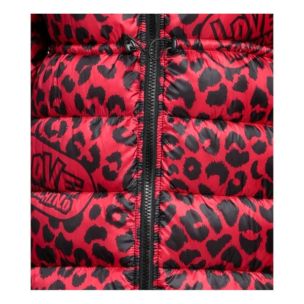جاكيت طويل من Love Moschino Chic بطبعة جلد النمر