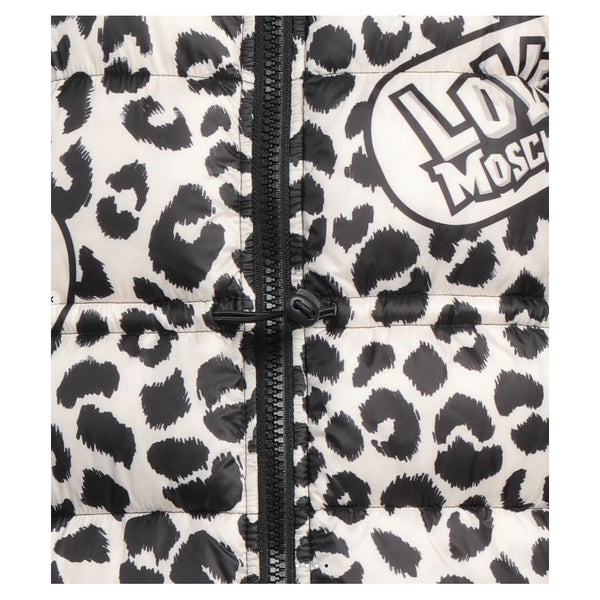 جاكيت Love Moschino الأنيق بطبعة جلد النمر
