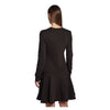 Love Moschino Chic Embossed Logo Cotton Blend Dress