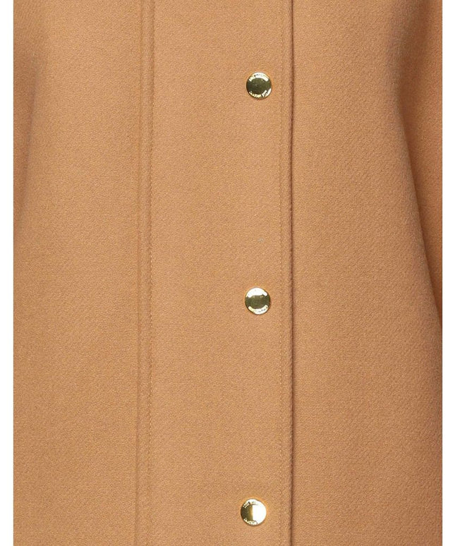 Love Moschino Brown Wool Women Coat