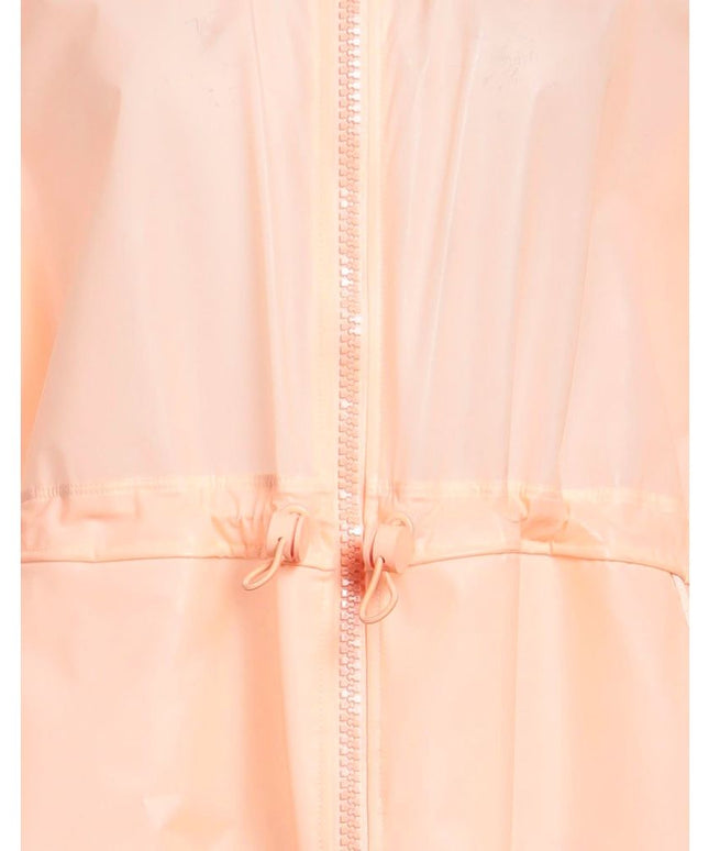 Elisabetta Franchi Powder Pink Long Waterproof Jacket